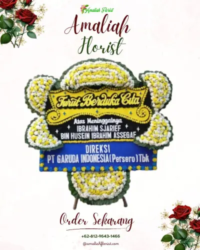 Papan Bunga Duka di Kedung Cowek