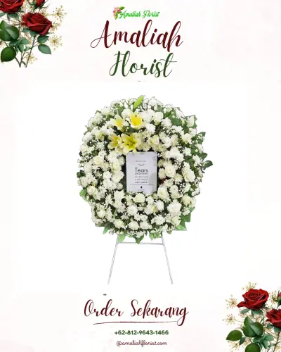 Krans Bunga Duka Cita di Kedung Cowek
